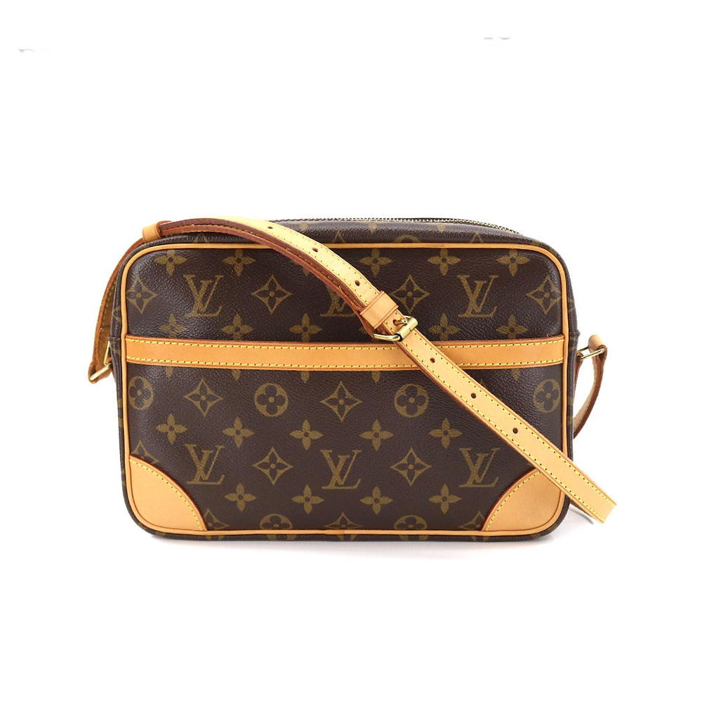 Louis Vuitton Monogram Trocadero Shoulder Bag Brown